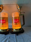 Beautiful Matching Pair 1960's-1970's Schaefer Beer Lighting w/ Animated Bubbles — photo 5