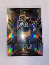 2020 Panini Select Silver Prizm #265 AJ Dillon ROOKIE CARD Club Level G 