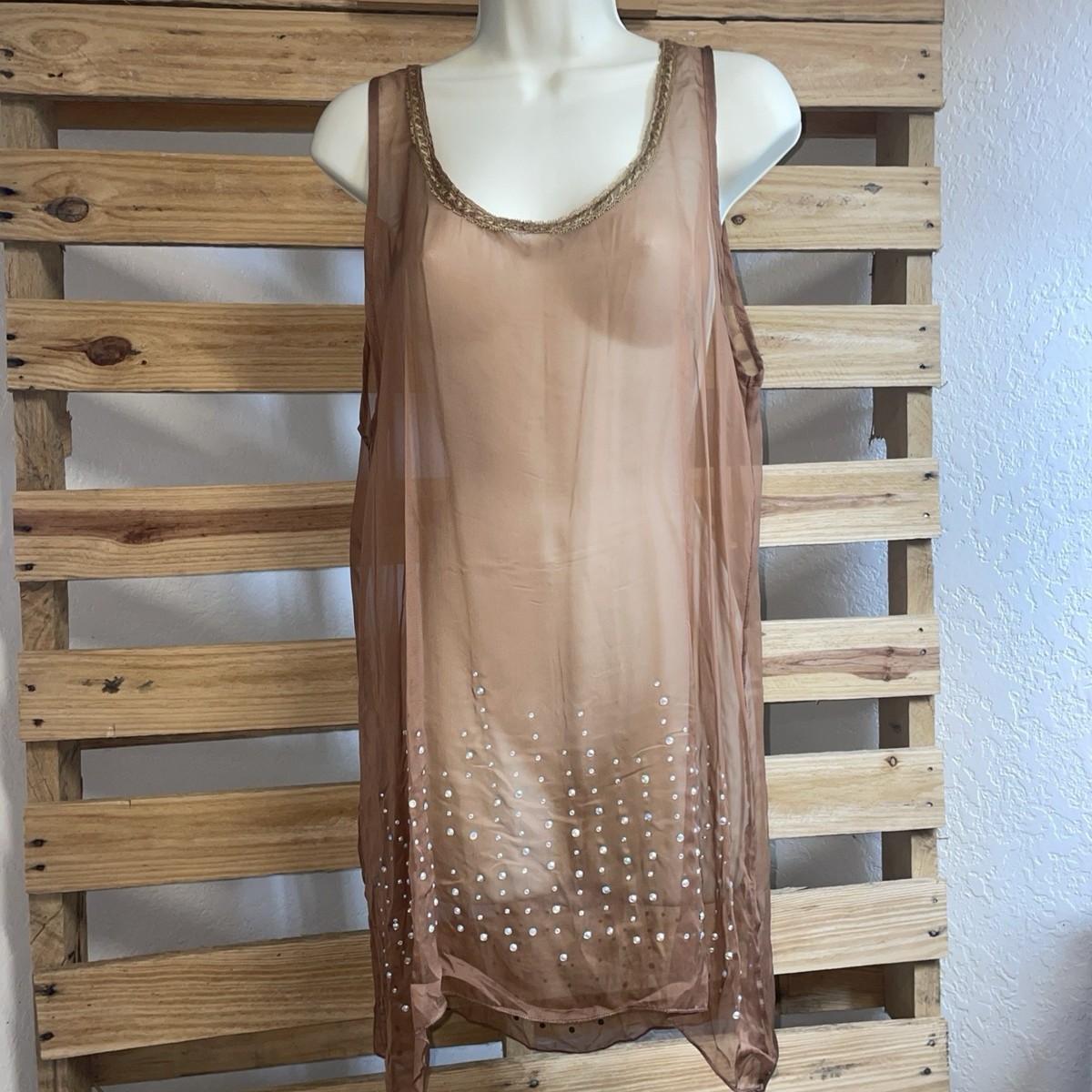 see through linen dress White see-through flowery Calais lace mini dress Maisoncleo