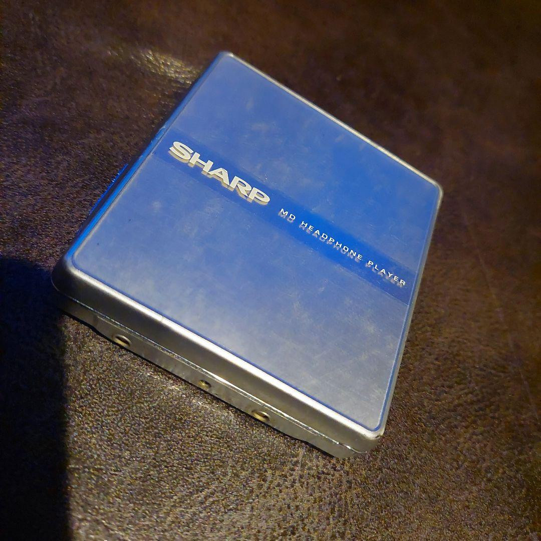 SHARP MDプレーヤー　MD-ST600-S(ジャンク) SHARP MD HEADPHONE PLAYER MD-ST600-S（SHARP MD-ST600-A
