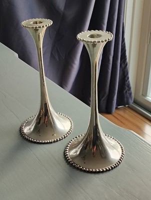 Michael Aram Elegant Molten Candle Holders Candlestick Pair of 2