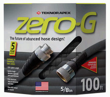 Teknor Apex Zero-g 58 In X 100 Ft Premium Kink-free Woven Garden Hose Gray