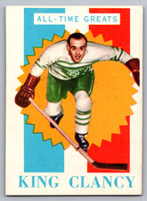 1960-61 TOPPS #47 FRANK 'KING' CLANCY OTTAWA SENATORS ALL-TIME GREATS