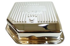 Chrome Chevy Gm Extra Deep Sump Capacity Th350 Turbo Th-350 Transmission Pan