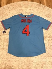 Nike St Louis Cardinals Yadier Molina #4 Powder Blue Jersey Size XXL NWT
