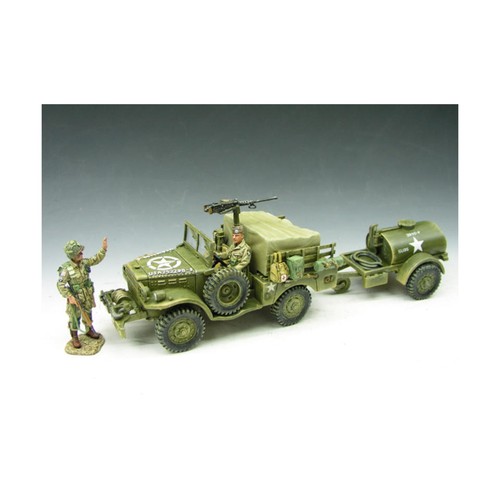 King & Country Historical Minis 15mm Weapon Carrier Truck & Trailer VG+/NM