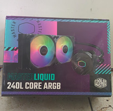 Cooler Master MasterLiquid 240L Core ARGB 240mm CPU Cooler Black LGA1700