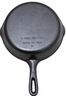wagner unmarked cast iron skillet 6 restored seasoned black grannycore USA made