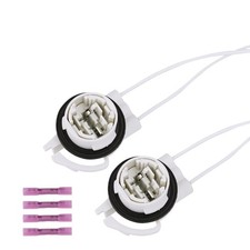 Light Socket Wire Harness Pigtail Repair Kit 2pcs Led/standard, Bulbs 4114,41...