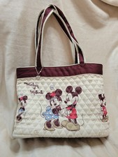 Disney Quilted Purse Tote With Bradford Exchange Charm
