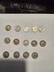 mercury dimes lot of 14