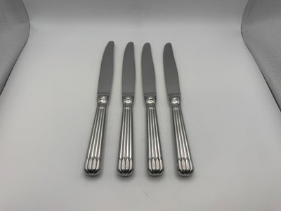 Set of 4 Christofle Acier Stainless Steel OSIRIS Dinner Knives