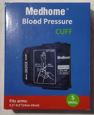 #ad Medhome Small Blood Pressure Cuff Fits Arms 5.5#x27;#x27; 9.5#x27;#x27; 14 24cm NEW OPEN BOX $111.80