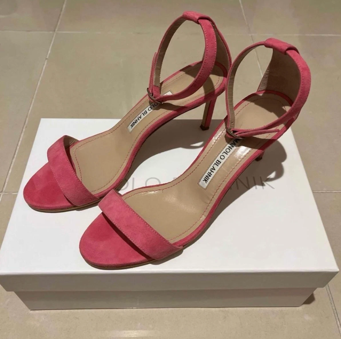 Manolo Blahnik Pink Women's Ankle Strap for sale | eBay