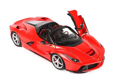 BBR Models Diecast Ferrari Laferrari Aperta Spider Blue Tour de France