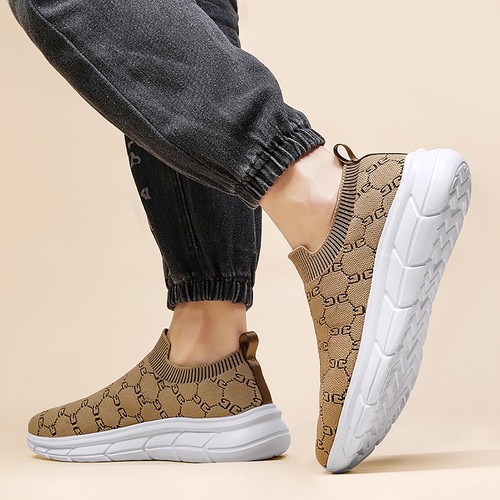 Herren Slipper Laufschuhe Athletisch Walking Turnschuhe Leicht Mesh Turnschuhe - Bild 18 von 60