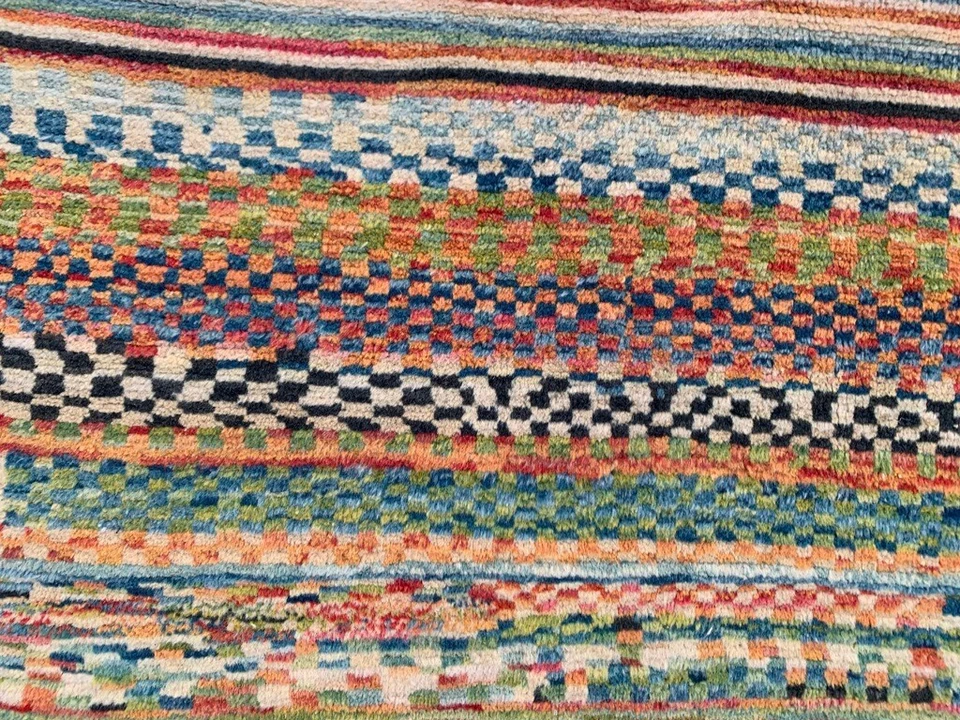 Alfombra afgana de alta calidad alfombra moderna alfombra de sala, alfombra afgana Chobi, 3x4 pies Foto 3 de 4