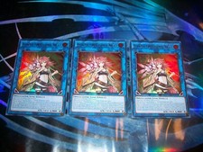 3x Hiita the Fire Charmer, Ablaze 1st Edition Ultra Rare RA04-EN074 Yu-Gi-Oh 