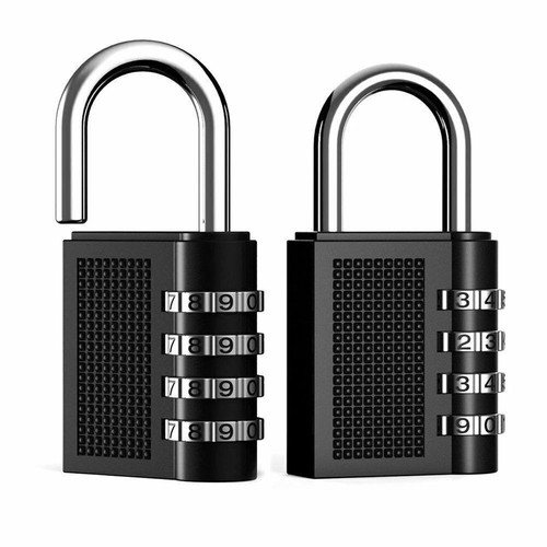 2x Weatherproof Security Combination Padlock Outdoor Heavy Duty 4-Digit Locks UK - Picture 11 of 11