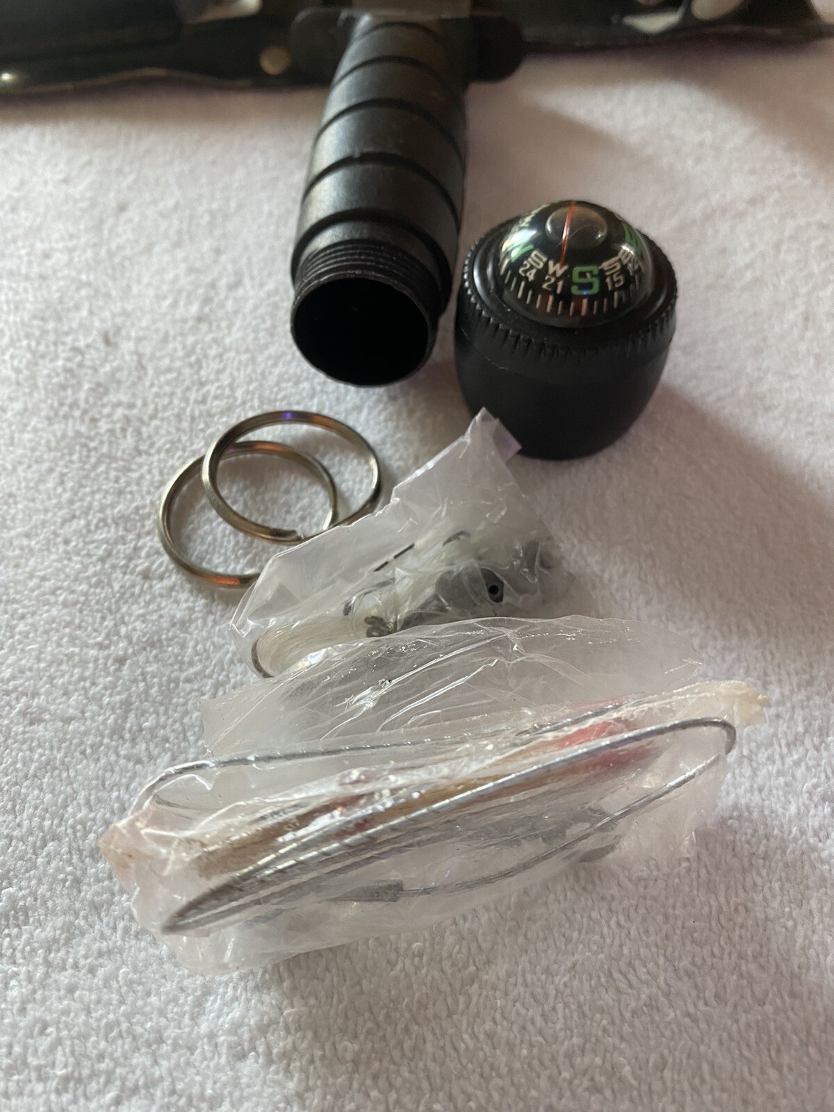 Vintage Survival Compass Knife with 420 Stainless Taiwan eBay