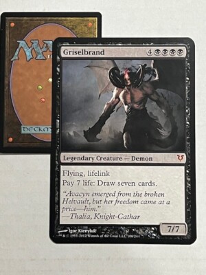MTG Oversized Commander Card - Griselbrand (3.5"x5") | eBay