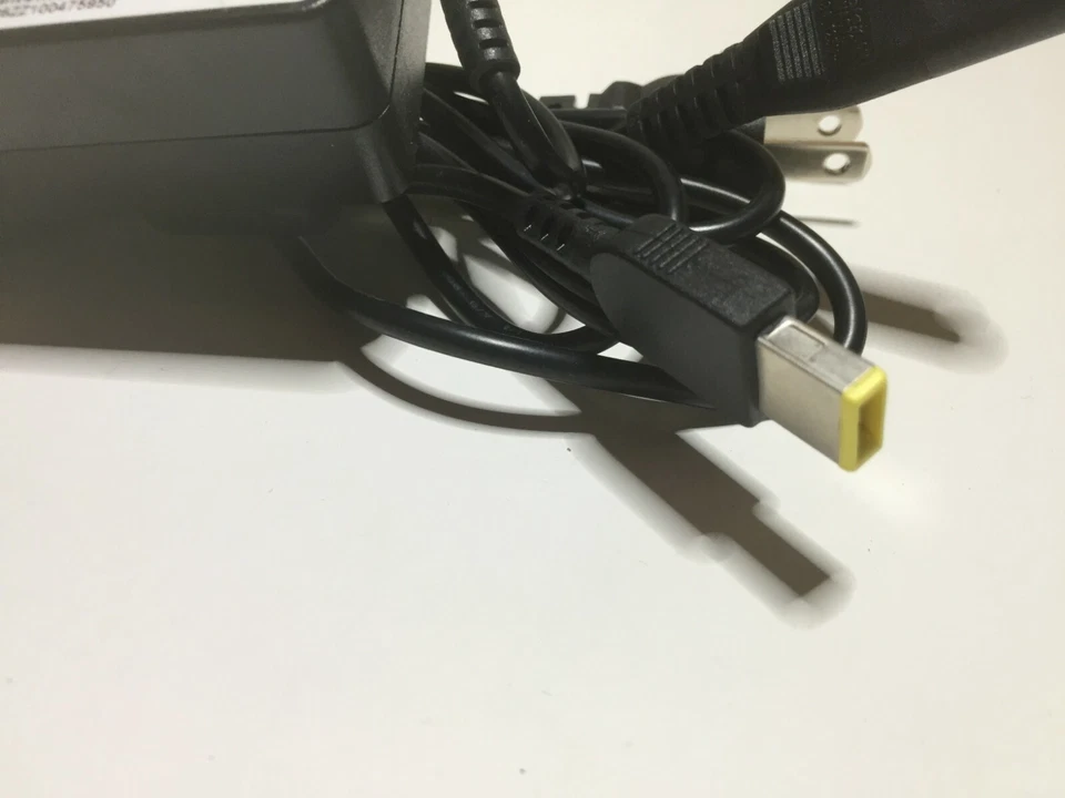 Lote de 10 adaptadores de CA Lenovo 90W 20V 4.5A punta amarilla delgada adlx90nlc2a Foto 3 de 4