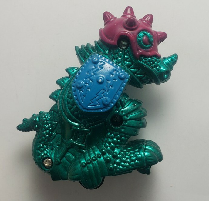 Wendy's Kids Meal 1996 Laser Jousting Knights Pull Back Toy 