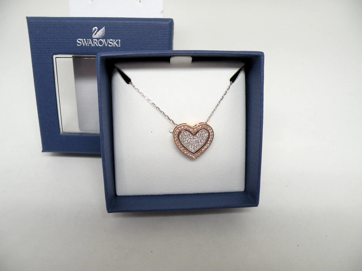 Swarovski crystal heart necklace ebay deals