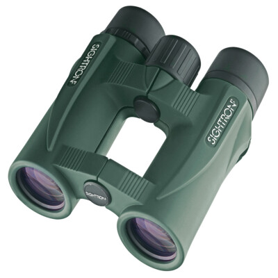 Sightron 10x32 SII Blue Sky Roof Prism Binocular, 6.5 Deg Angle of View, Black