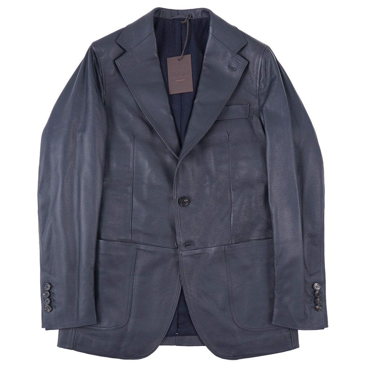 Rifugio Napoli Deerskin Leather Blazer with Wool Lining Slim L (Eu 52) Jacket