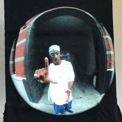 BIG L T-SHIRT Black Long Sleeve BIG PICTURE Ricky Powell D.I.T.C.
