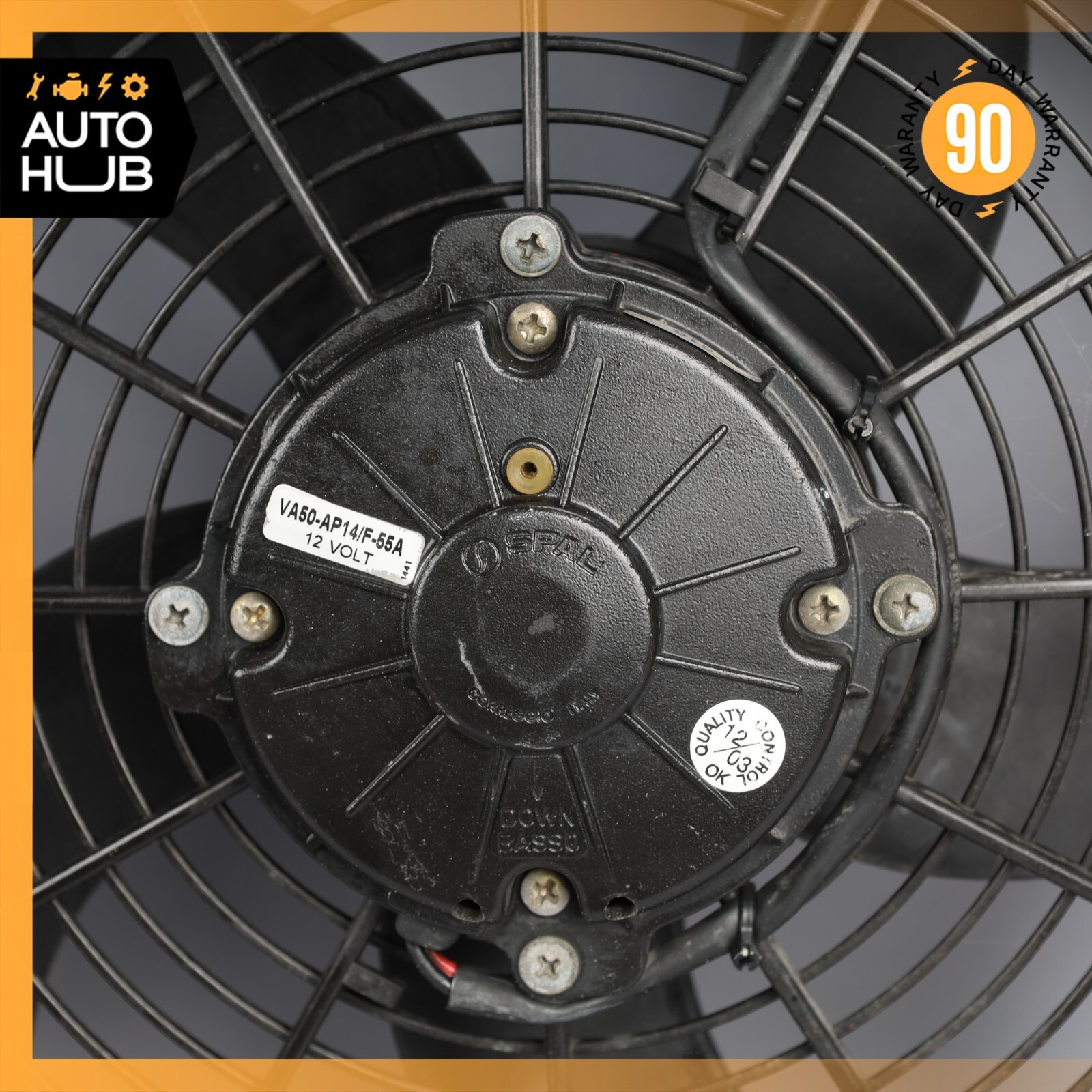 02-07 Maserati Coupe 4200 M138 Spyder Radiator Cooling Fan Motor 221254 OEM