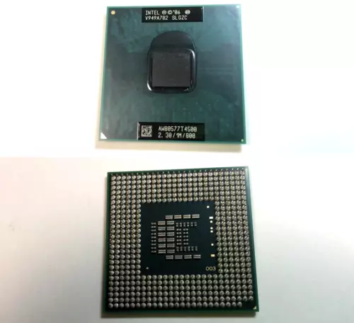 Intel Pentium T4500 Dual-Core 2.3GHz 1MB 800MHz Socket P SLGZC CPU Processor - Picture 2 of 2