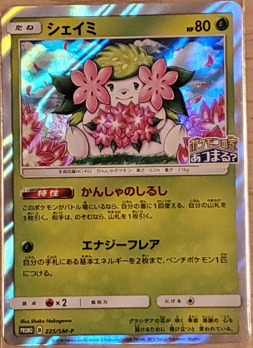 ★PSA10★【シェイミ/しょこたん/プロモ】SHAYMIN 225/SM-P ☆PSA10☆【シェイミ/しょこたん/プロモ】SHAYMIN 225/SM-P