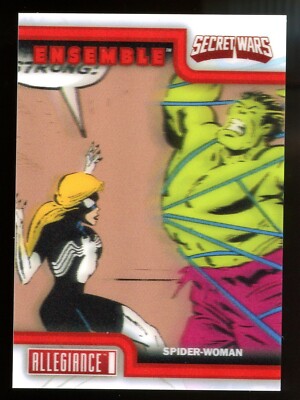2024 Marvel Allegiance Secret Wars Ensemble Lenticular Card E25 - Spider-Woman