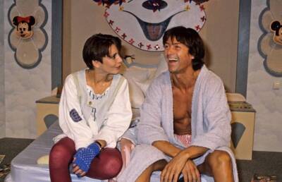 Ute Willing, Herbert Herrmann, performance, theatre-comedy M - 1985 Old Photo 1