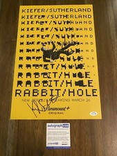 Kiefer Sutherland ‘Rabbit Hole’ Signed Autograph 12x18 Photo ACOA