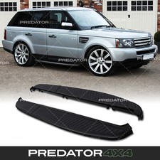 BLACK SIDE STEPS WITH SKIRTS RUNNING BOARDS FOR RANGE ROVER SPORT L320 05-12