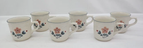 Cumberland Brambleberry Stoneware Tea Coffee Cups Set of 6    S1