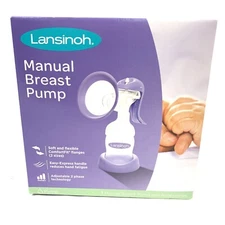 Lansinoh Manual Breast Pump Single Breastpump Breastfeeding Milk - New in Box!