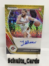 Jordan Schakel San Diego State Basketball Panini autograph GOLD PRIZM Auto /10