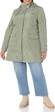 Evans Women's Plus Size Coat Lightweight Padded