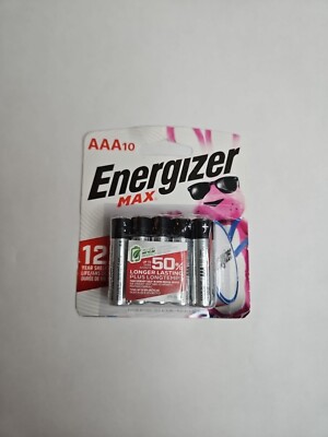 Energizer Max AAA Batteries - 10pk Alkaline Battery