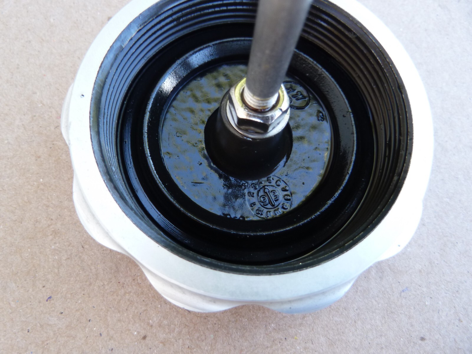 1995-1999 Ferrari 355 F355 Dry Sump Engine OIL Cap with Oil Level Dipstick