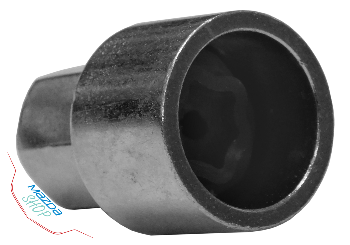 Mcgard 046155 Mazda Genuine OEM Wheel Locks, Chrome Dual Hex C9N3