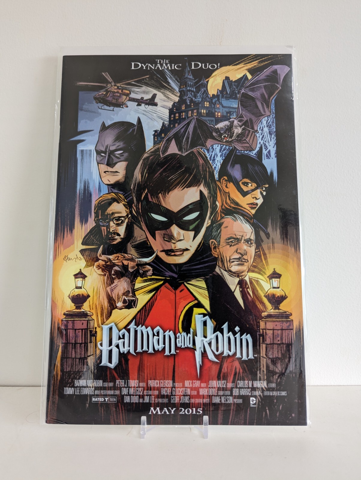 Batman & Robin #40 Movie Poster Variant Cover DC Comics 2015 Harry Potter Edition-image
