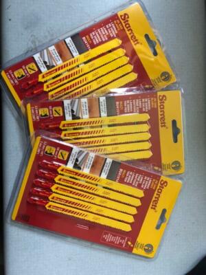 15 Pcs Starrett 5'' BU41014 Jig Saw Blades 0.040'' Thick, 10-14 TPI, 5'' Length