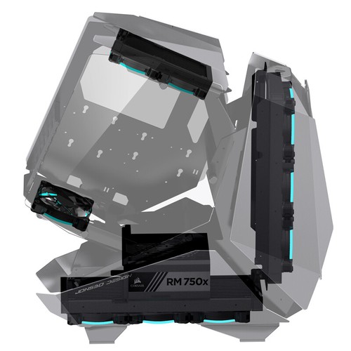 Mech Warrior II Computer Game Chassis ATX ARGB Aluminum-Magnesium Alloy Cases PC - Picture 17 of 35