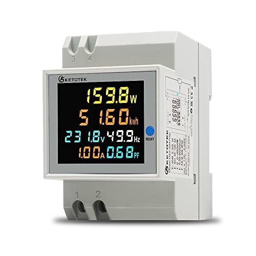 Compteur d'énergie monophasé KETOTEK pour éviter les surprises de factures