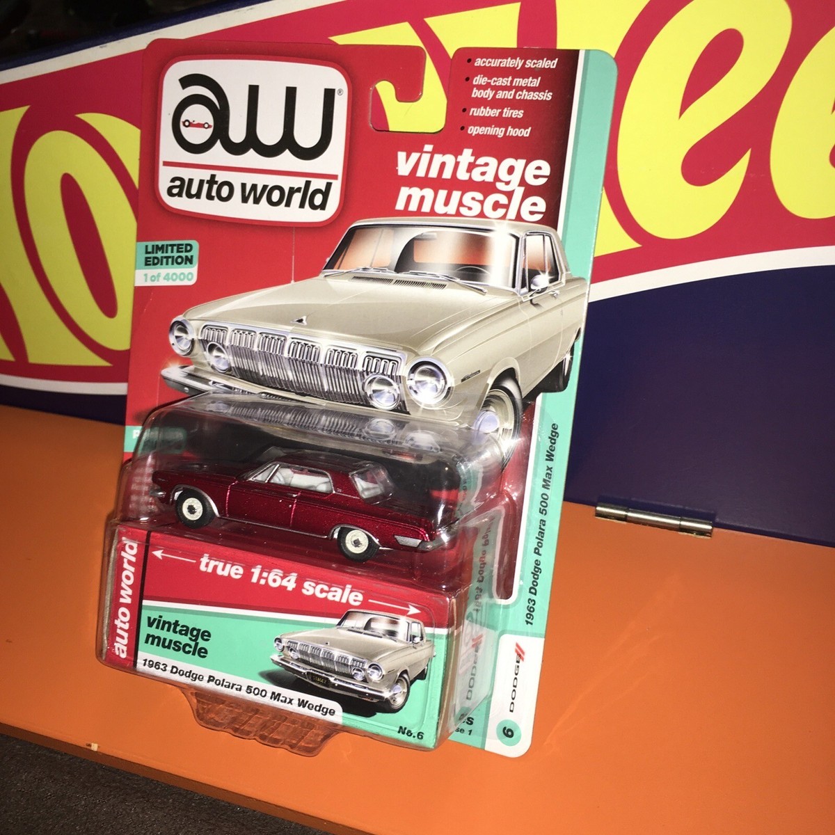 Auto World 64212 1:64 Vintage Muscle 1963 Dodge Polara 500 Max